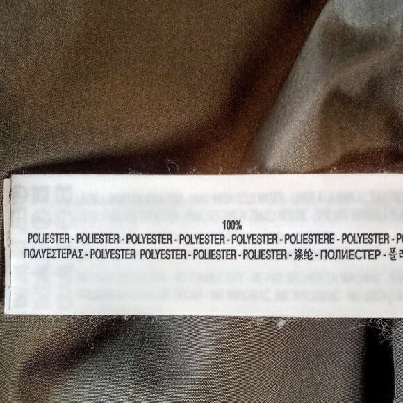 Massimo Dutti Olive Green Quilted Zip Front Vest - Picture 6 of 10